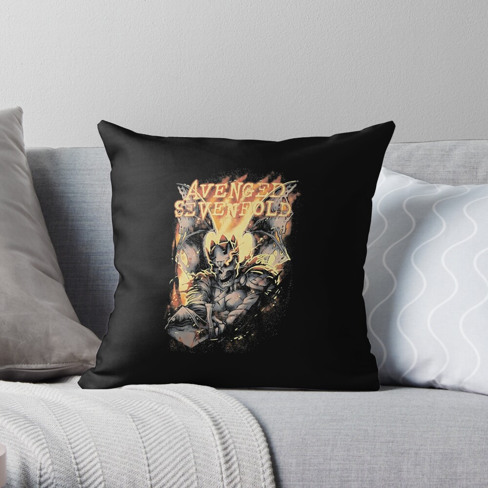 Band Metal Avenged Sevenfold Songs Throw Pillow