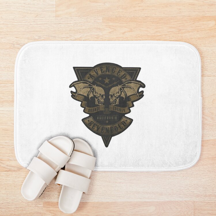 Avenged Sevenfold Bath Mat Official Cow Anime Merch